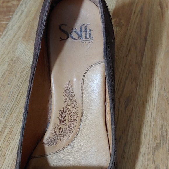 Sofft Leather & Suede Heels 7M - Picture 12 of 14